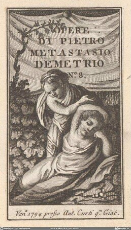 Opere Di Pietro Metastasio. Demetrio. No. 8