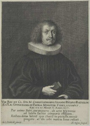 Bildnis des Christophorvs Adamvs Rüdivs