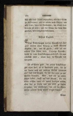 Achtes Capitel.