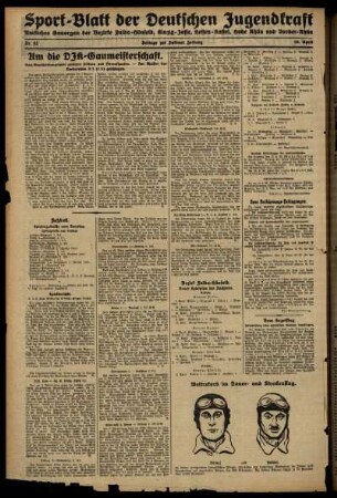 Zweite Ausgabe vom Freitag, den 10. April 1931.