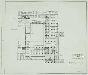 Sächsische Landesbibliothek - Neubauentwurf, Studie 2