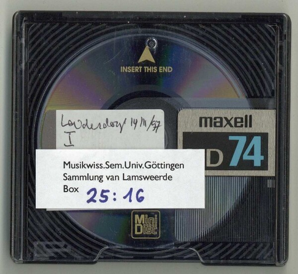 Live recordings in the Netherlands (96/97), Part 1