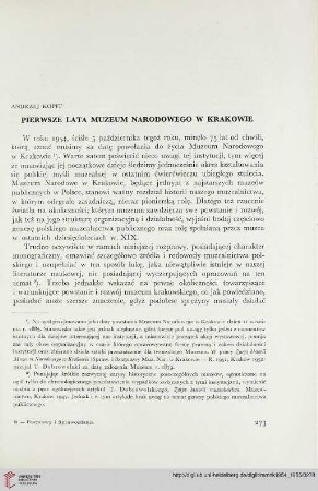 [4.]1954: Pierwsze lata Muzeum Narodowego w Krakowie