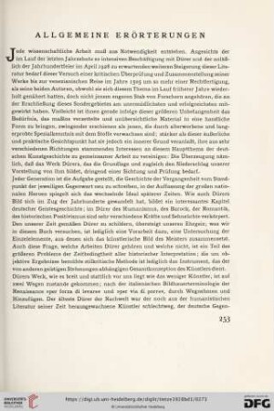 Allgemeine Erörterungen