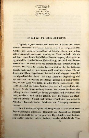 Geschichts-Abriss der deutschmittelalterlichen Baukunst zu einem Atlas mit bildlich geometrischen Darstellungen auf 48 Blaettern : Von Georg Gottfried Kallenbach