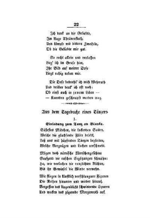 Aus dem Tagebuche eines Tänzers