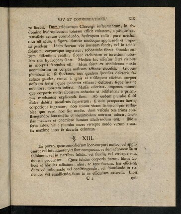 XIX-XXXVI, § XIII. - § XXV.