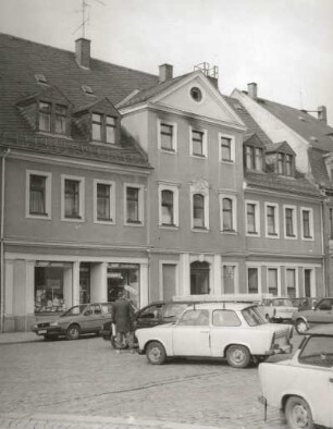 Annaberg-Buchholz, Markt 9. Wohn- und Geschäftshaus (1733). Straßenansicht