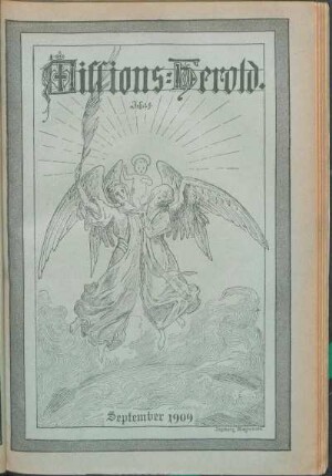 Nr. 9. Neunter Jahrgang. September 1909.
