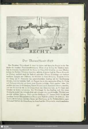 Der Maiaufstand 1849