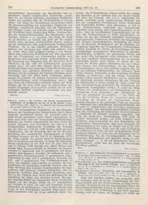230-231 [Rezension] Grüner, V., Die baltischen Provinzialsynoden als Spiegelbild der geistigen Strömungen Deutschlands im XIX. Jahrh