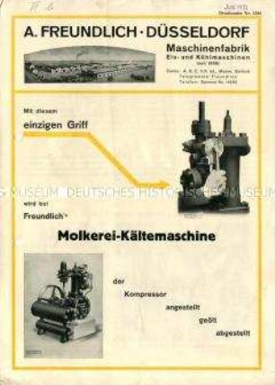 Molkerei-Kältemaschine