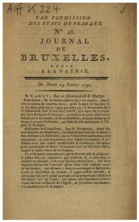 Journal de Bruxelles