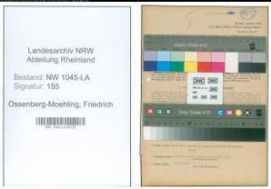 Entnazifizierung Friedrich Ossenberg-Moehling , geb. 03.11.1886 (Beamter)