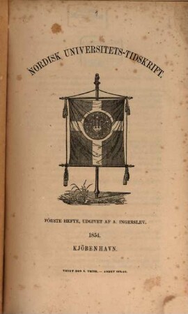Nordisk universitets-tidskrift. 1. 1854/55