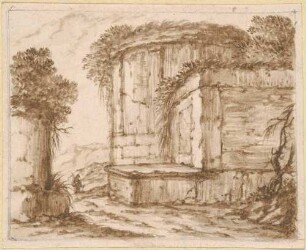 Ruine eines Rundtempels