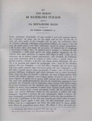 Vite inedite di matematici italiani. [Fortsetzung]