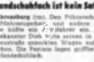 Handschuhfach ist kein [Name maskiert]