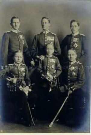 Die sechs Söhne Wilhelms II.