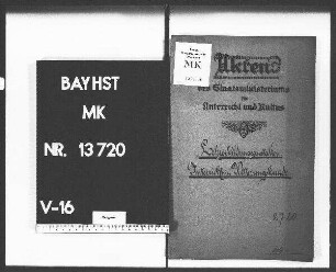 Lehrerbildungsanstalten. Unterricht in der Witterungskunde.