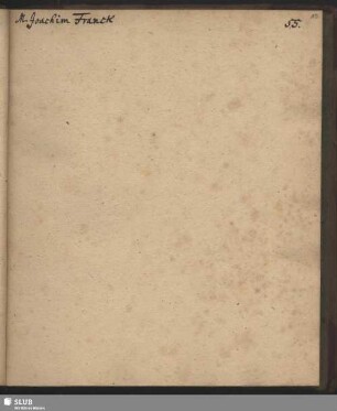 Bl. 19. Joachim Franck