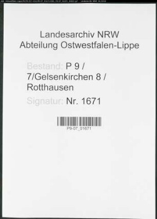 Sterberegister Standesamt Gelsenkirchen 8 Rotthausen