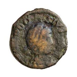 Münze, Aes 4, 379 - 395 n. Chr.