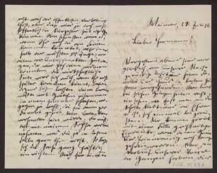 Schreiben an Hermann Muthesius (Brief)
