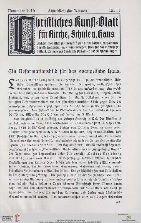 Nr. 11 (November 1916)