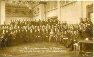 Die SPD-Fraktion der Weimarer Nationalversammlung