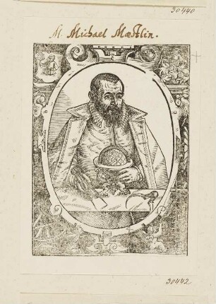 Michaelis Mæstlini, erstmals erschienen in: Erhard Cellius, "Imagines Professorum", Tübingen 1596