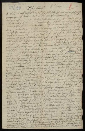 Brief von Johann Heinrich Christian Bang an Friedrich Creuzer