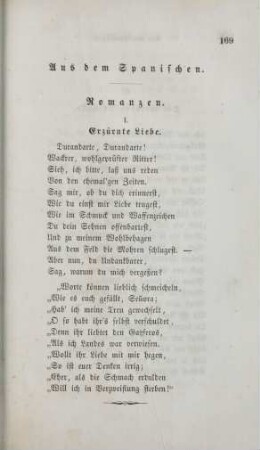 Aus dem Spanischen