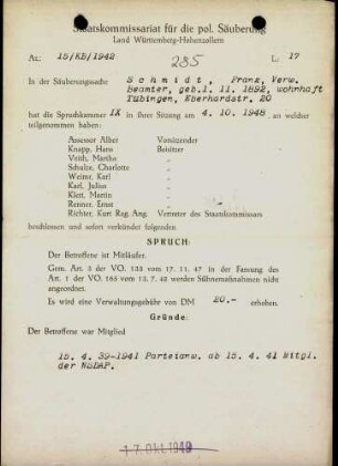 Schmidt, Franz