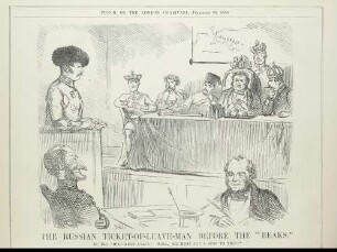 The Russian ticket-of-leave-man before the "beaks"