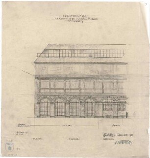Bestelmeyer, German; Nürnberg (Bayern); Germanisches Nationalmuseum - Erweiterungsbau, Nordseite (Ansicht)