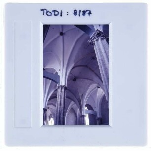 Todi, S. Fortunato : Gewölbe