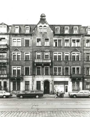 Dresden-Neustadt, Fritz-Reuter-Straße 12. Wohnhaus mit Laden (um 1900)