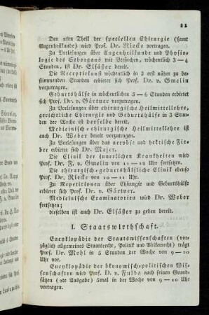 11-12, I. Staatswirthschaft