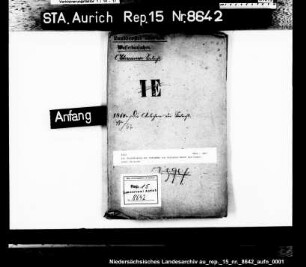 Die Genehmigung zur Aufnahme von Anleihen durch die Oldersumer Sielacht