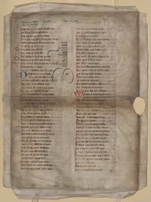 Willehalm (Fragm. 56 a) - BSB Cgm 5249(4 b