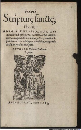 Clavis scripturae sanctae ...