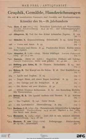 Graphik, Gemälde, Handzeichnungen (Nr. 295-445)