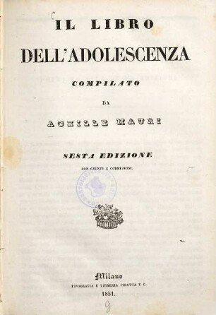 Il libro dell'adolescenza