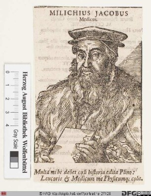 Bildnis Jacob Milich(ius)