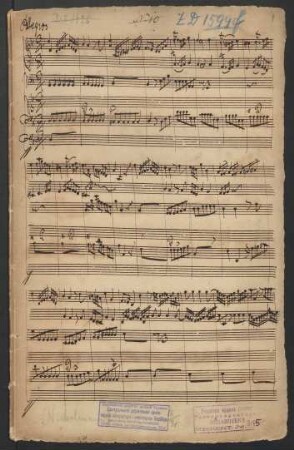 Konzerte; orch; d-Moll; LeeN Nr. XIV