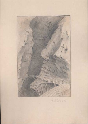 Paul Rummel: Taminaschlucht