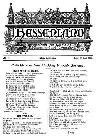 No. 11, 2.Juni 1905