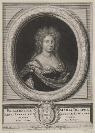 Bildnis der Elisabetha Maria Iosepha, Königin von Portugal