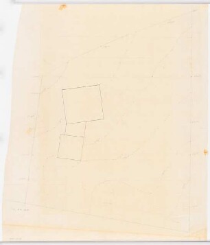 Garten Leinweber, Ebenhausen: Lageplan mit Höhenangaben 1:200